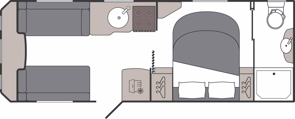 Coachman VIP 575 2026 layout
