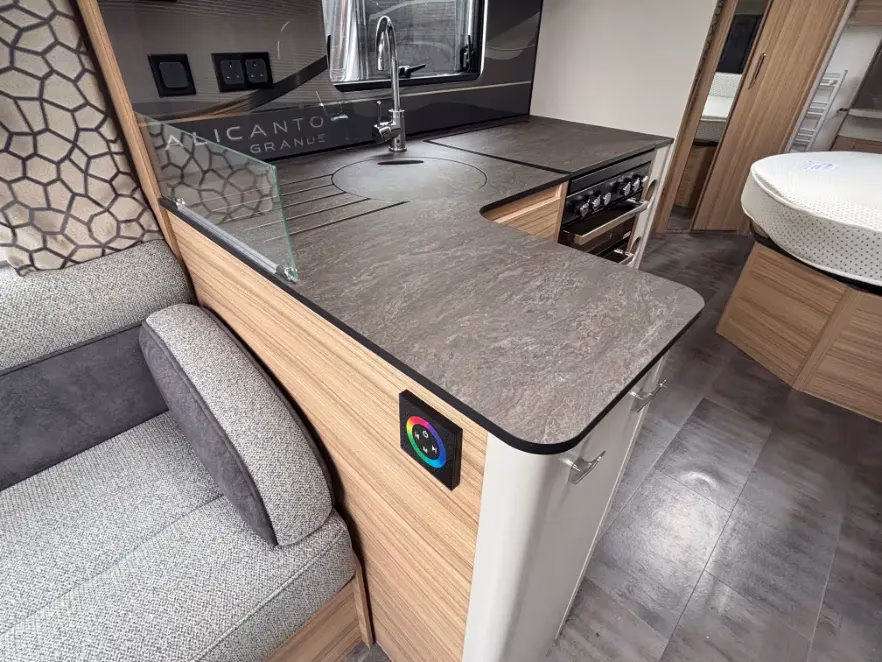2023 Bailey Alicanto Grande Evora kitchen work surface