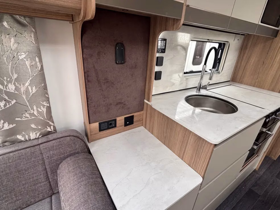 2025 Bailey Unicorn Deluxe Madrid kitchen area