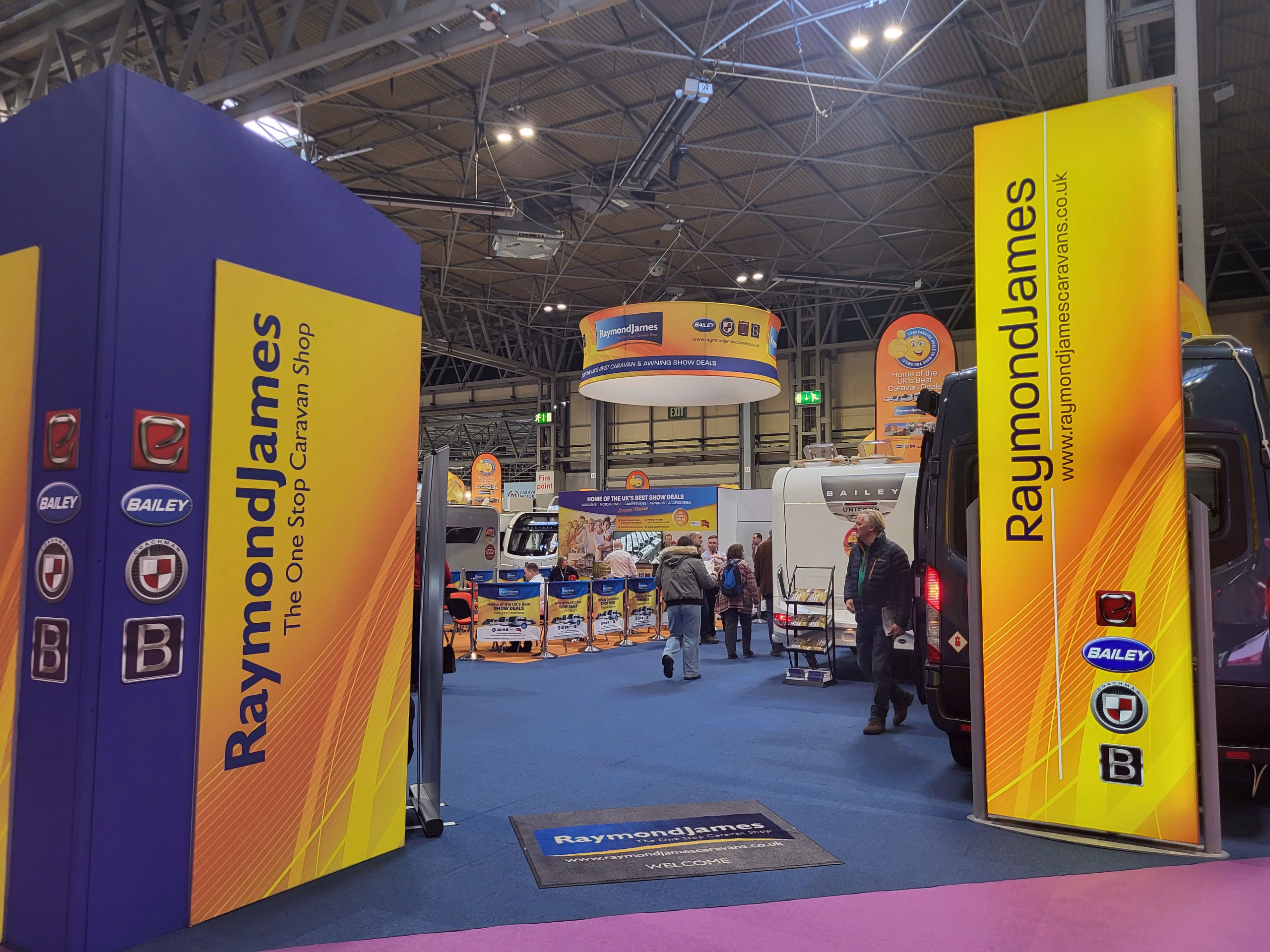 Raymond James Caravans showroom